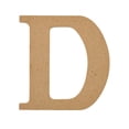thumbnail image 1 of Plaid Unfinished Wood 5" Letter, D, 1 of 7
