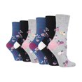 thumbnail image 1 of Gentle Grip - 6 Pairs Ladies Gentle Grip Non Elastic Crew Socks, 1 of 2
