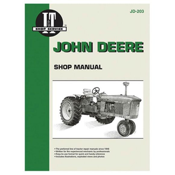 International Moissonneuse JD-203 Manuel d'Atelier d'Essence John Deere