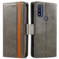 thumbnail image 3 of Case for Motorola Moto G Pure Cover Leather Wallet Folio Case Book Design Flip Magnetic Closure - Grey, 3 of 5