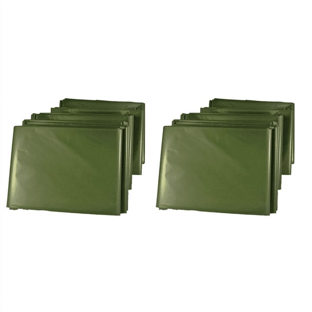 Lot de 8 Couvertures d'Urgence Ultralégères Réutilisables en Mylar, Couverture Thermique d'Urgence pour Plein Air, Camping, Randonnée, Survie