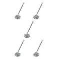 thumbnail image 2 of ZLight Ballpoint Pens Metal Wedding Ball Pen Guest Smooth Writing Tool Bank Counter Business Office Accessory Big Jewel/Silver 5Set, 2 of 6