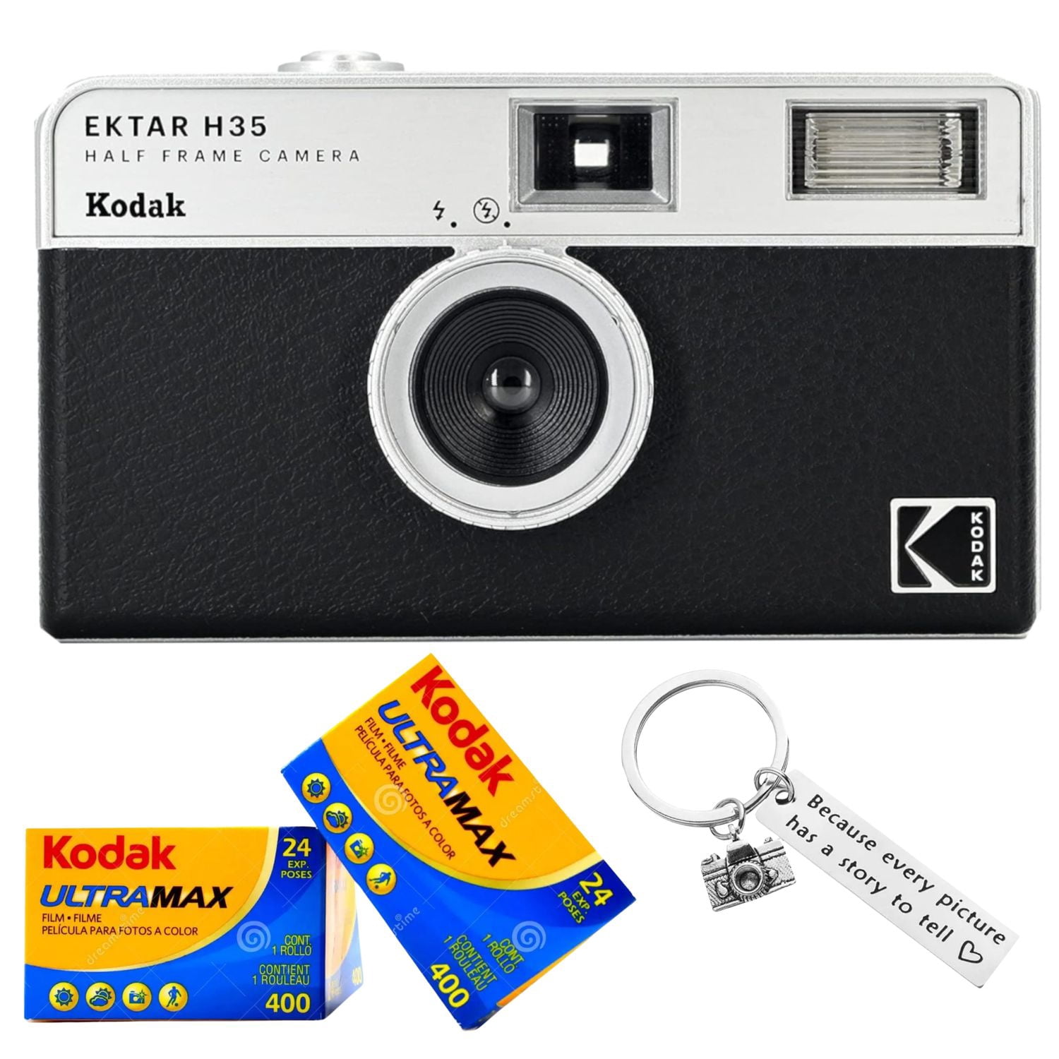 Kodak Ektar H35 Half-Frame Retro Camera Bundled with Kodak