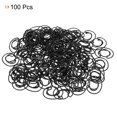 thumbnail image 3 of Unique Bargains Paper Clip Coated Letter C Shape Alphabet Clips Bookmarks, Black, 100 Count, 3 of 6