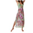 thumbnail image 1 of Robe Salopette 2025 pour Femmes Robe à Col Montant Robe en Denim Robe à Bretelles avec Poche Robes Longues pour Femmes Robe Mini Ajustable, 1 of 9