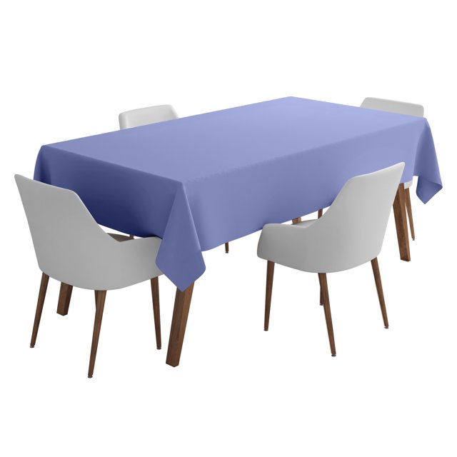 Vargottam Indoor/Outdoor Tablecloth 58 x 120" Inch Rectangular Tablecloth Waterproof Patio Table Cloths, Spring/Summer Table Covers for Backyard Circular Table/BBQs/Picnic - Purple