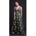 thumbnail image 4 of Bimba Robe Longue Maxi Imprimée Papillon pour Femmes, Tenue d'Été, Très Grande Taille, 4 of 6