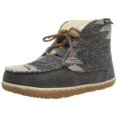 thumbnail image 1 of Minnetonka Pantoufles Bottillons en Suède Torrey pour Femmes Intérieur et Extérieur 5 m Gris, 1 of 5