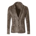 thumbnail image 4 of Long Cardigan Mode pour Hommes Manteau d'Hiver Chaud Cardigan en Peluche Manteau Chaud pour Hommes en Liquidation, 4 of 4