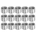 thumbnail image 1 of Unique Bargains Round Coupling Nut M10x1mm 10mm Threaded Sleeve Connector Rod Bar Stud Tube 15 Pack, 1 of 4