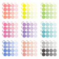 thumbnail image 2 of Monolike Autocollants Ronds - Autocollants Round Dot Solides Petite Taille Ensemble 9 Types d'Autocollants 18 Feuilles, 2 of 4