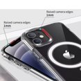 thumbnail image 3 of For Apple iPhone 16 Pro Max Magnetic Case with HaloLock Shockproof Protective Electroplating Clear Cover - Clear, 3 of 5