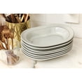 thumbnail image 4 of STAUB Dining Line Plat de Service Ovale en Céramique de 25 cm, Blanc, 4 of 7
