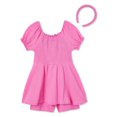 thumbnail image 3 of Btween Girls' Smocked Romper 2-Piece Set, 3 of 3