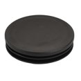 thumbnail image 2 of Unique Bargains 2Pcs Chair Table Leg Plastic Cap Round Tube Insert Fit 63mm Pipe Outer Dia, 2 of 3