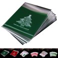 thumbnail image 2 of 100PCS Christmas Treat Bags Creative Patterns Cookie Bags Candy Treat Bags, 2 of 10
