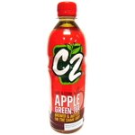 C2 Saveur de pomme de thé vert 500ml par bouteille, teneur en caféine moyenne