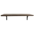 thumbnail image 1 of hometrends Rustic Shelf with Metal Brackets, 1 of 5