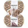 thumbnail image 2 of Bernat Blanket Yarn - Big Ball (10.5 oz) - 2 Pack with Patterns (Sonoma), 2 of 4