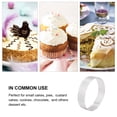 thumbnail image 4 of MasteelfCA 1 Pce Moule à Mousse en Acier Inoxydable 8 cm Rond Tartelette Tarte Quiche Moule de Cuisson, 4 of 8