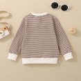 thumbnail image 4 of Chandail pour Tout-Petite Fille Rabais Mode Chandails Décontractés pour Filles Nouveau Col Rond Manches Longues Hauts Chandails pour Enfants Brun 3 Mois, 4 of 9