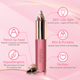 thumbnail image 3 of iMusthav Portable Flawless Epilator for Eyebrow, Nose & Ear Hair Removal Painless Electric Razor, 18K Gold-Plated, 360° LED Light, 3 of 7