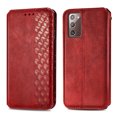 thumbnail image 3 of Case for Samsung Galaxy Note 20 Flip Cover Wallet Flip Cover Magnetic Protective - Red, 3 of 5