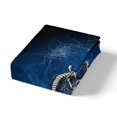 thumbnail image 3 of Nautical Rudder Duvet Cover Set Full Size,Mystic Spider Web Trippy Blue Black Bedding Set,Navigation Ocean Adventure Theme Psychedelic Comforter Cover(No Filler) for Teens,3 Pcs, 3 of 6