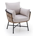 thumbnail image 4 of HOMETRENDS Sedona 3-Piece Patio Chat Set - Taupe, 4 of 9