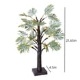 thumbnail image 2 of LED Christmas Tree Lights – Palm Leaf Design, Warm White Glow, Battery Powered (3 AA Batteries), 55 cm Tall, IP44 Rated, for Tabletop or Floor Holiday Decor, 2 of 8