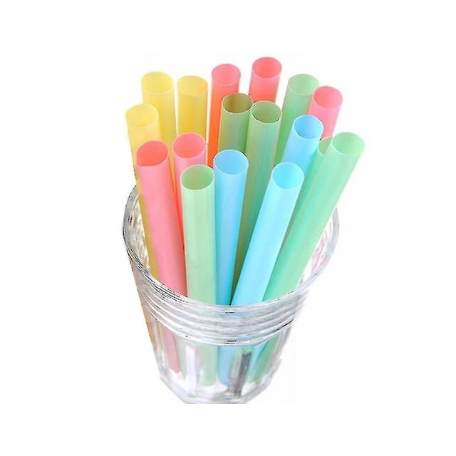 Jumbo Smoothie Straws, Extra-Wide Opening For Thick Drinks, Food Grade Reusable Straws In Assorted Colors, Perfect For Milkshakes And Smoothies, Application Scenarios Include