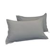thumbnail image 2 of Birdeem Soft Washed Cotton Pillowcases, Solid Color 2 Pack Set, Queen Size Standard Fit, Breathable and Easy Care, Modern Bedroom Upgrade for Enhanced Comfort, 2 of 9