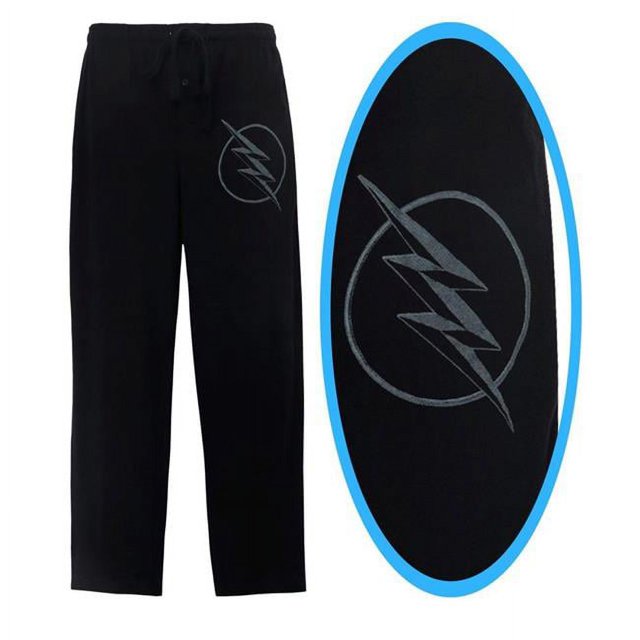 Reverse Flash pjrfftvserzoomsym-s-Small -28-30 Reverse Flash Men Flash TV Series Zoom Symbol Pajama Pants - Small 28-30