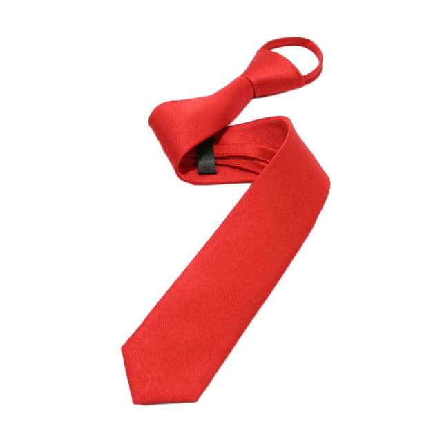 fastboy Cravate Étroite Rétro pour Hommes et Garçons, Cravate Moulante Pratique, Cravate à Cordon pour Mariage, Fête, Boîte de Nuit, Marié, Robe de Fête Rouge