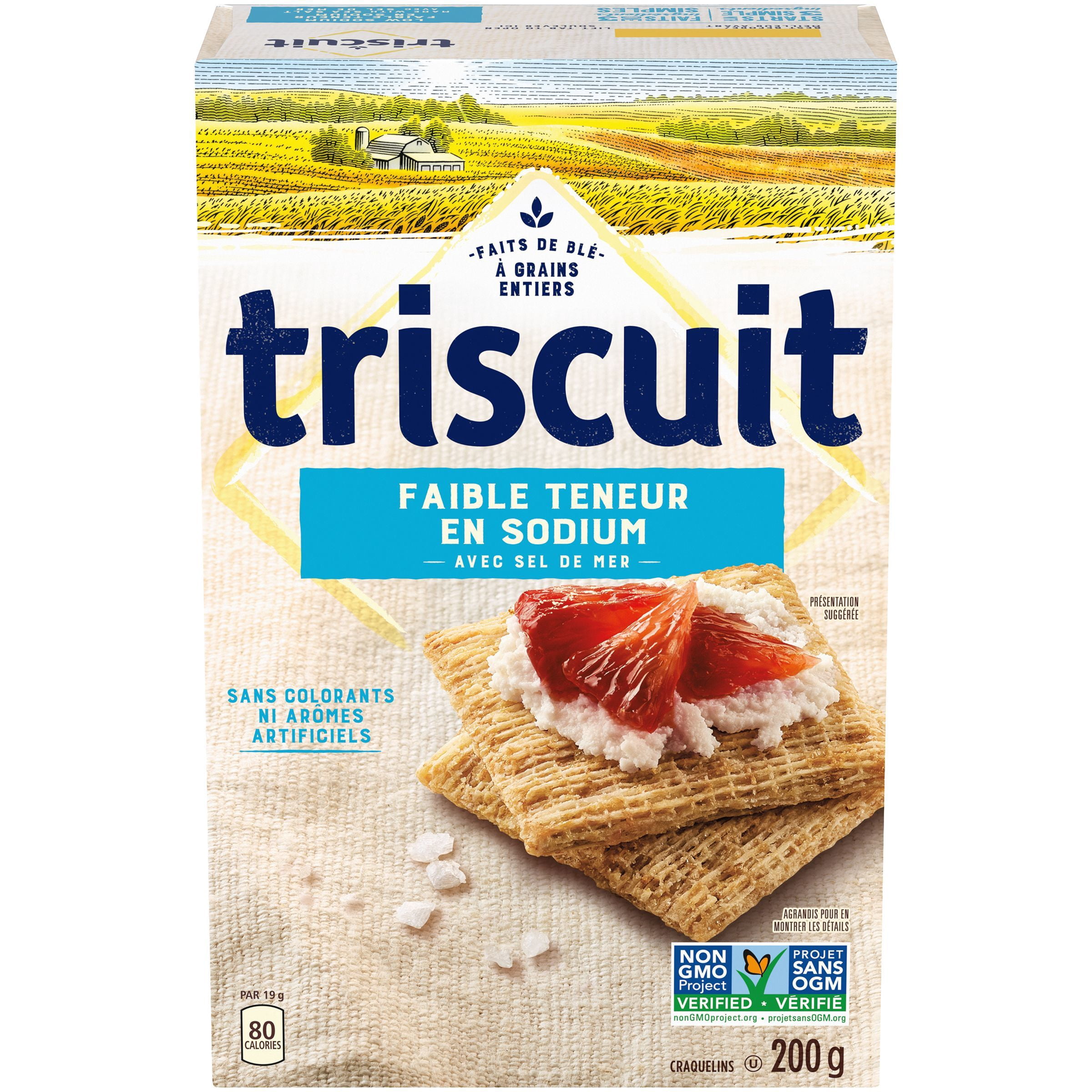 TRISCUIT Faible Teneur en Sodium Craquelins