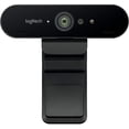 thumbnail image 3 of Logitech BRIO Webcam 4096 x 2160 Video with Auto-focus & 5x Digital Zoom, Black, 3 of 4