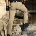 thumbnail image 5 of Styesk Pantalon pour Homme Mode Homme Uni à Multiples Poches Multi Multifonction Pantalon de Travail Pantalon, 5 of 5