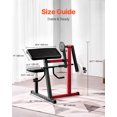 thumbnail image 2 of VEVOR Banc de Prédicateur 2 en 1 pour Boucles Biceps et Triceps, Machine d'Extension pour Gym à Domicile, 2 of 9