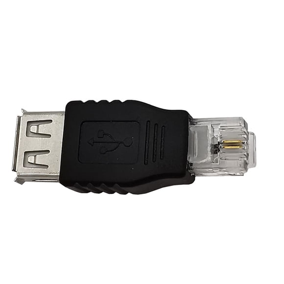ZheElen USB A female to telephone adapter 6P2C RJ11 interface