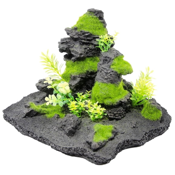 Penn-Plax Mossy Rock Scape