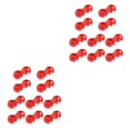 thumbnail image 2 of facefd 1/2/3/5 10 Pcs Clips de Style S pour Câble de Frein Guide de Tuyau de Boucle Vélo Rouge 10 Pcs 2 Pcs, 2 of 6