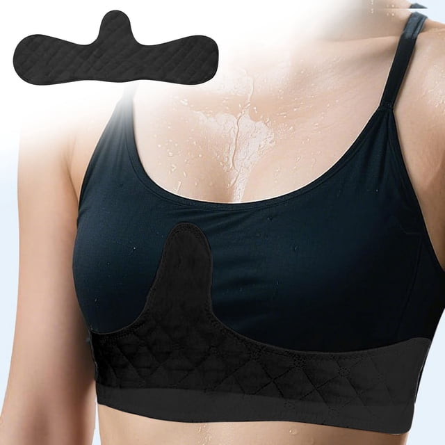 EGNMCR Overflow Pad Washable Three-layer Fabric Washable And Reusable Breast Pad Sweat Absorbent Towel Bra sweatshirt