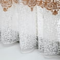 thumbnail image 4 of Daily Violete Peony Sheer Curtain Window Voile Drape Valance 1 Panel Fabric, 4 of 9