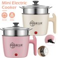 thumbnail image 1 of Electric Hot Pot with Steamer 55oz Non-stick Mini Electric Cooker 2 Speed Electric Portable Electric Pot Cooker with Over Heating Boil Dry Protection for Noodles Cooking, 1 of 8