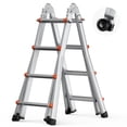 thumbnail image 1 of VEVOR Telescoping Ladder A Frame 13 FT Extension Multi-Function, 1 of 9