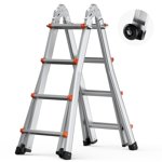 VEVOR Telescoping Échelle Un cadre 13 FT Extension Multifonctions
