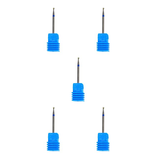 maskred Nail Art Drill Ceramic Bit File Polish Cuticle Clean Manicure Too No.01 5Set