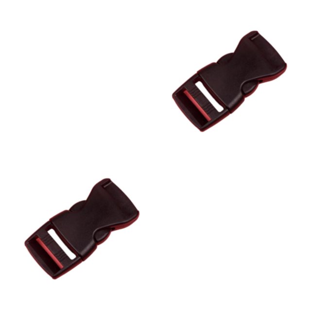 Transemion 10pcs/set Clasp Belt Buckles Designed With In Mind Convenient Release Buckle black 2Set