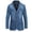 Light Blue, variant on Lovzfmll Men's Denim Blazer Washed Casual Jacket 3-Button Single Breasted with Pockets Dark Blue, XL