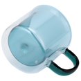 thumbnail image 2 of Glass Coffee Mug, Easy To  Glass Mug  For Water For Beverage For Wine For Coffee Light Green, 2 of 8